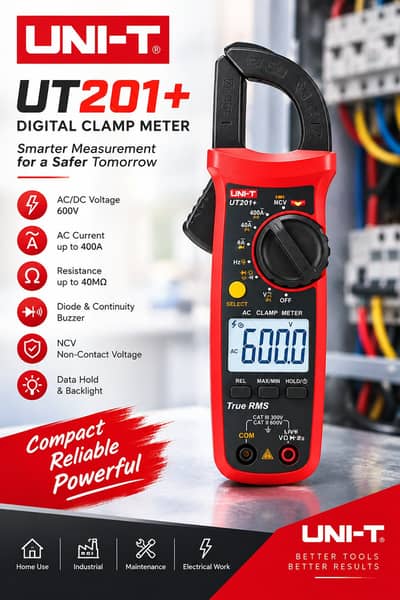UT201+ UNI-T Digital Clamp Meter in Pakistan