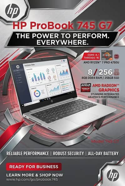 HP EliteBook 840 G6 Core i7 8th Gen | 8GB RAM | 256GB NVMe SSD