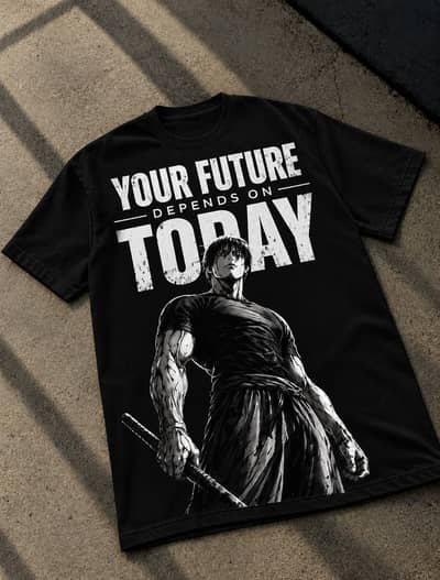 Toji Sung Jinwoo Style Printed T-shirt