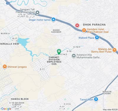 E16/2. . . . 1 KANAL PLOT FOR SALE
