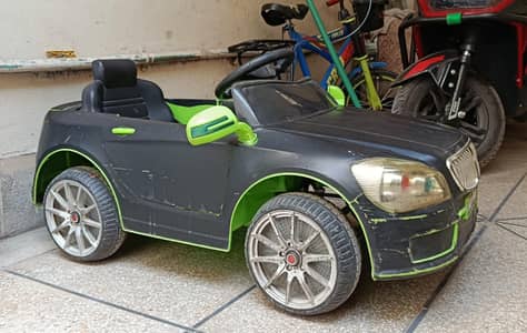 Kids Car with Blackpaper Pasting