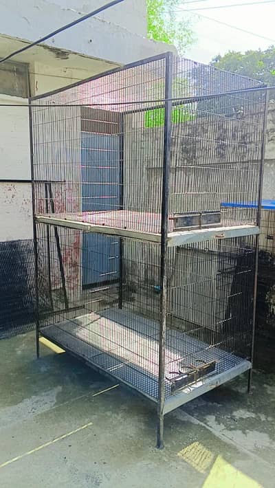 2 portions 10 no wire folding cage for sale size 5*3*3 eaxh portion