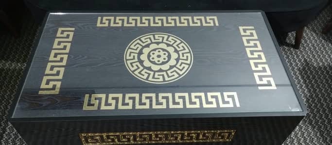 black table