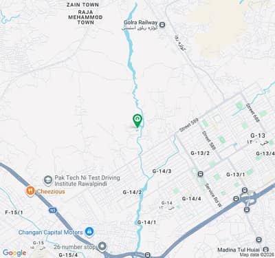 40-80 = 14 Marla Plot For Sale in F-14/4 Islamabad