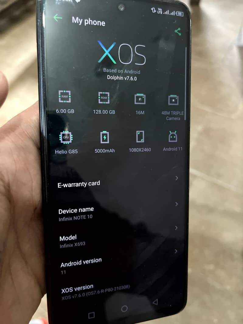 Infinix Note 10 5