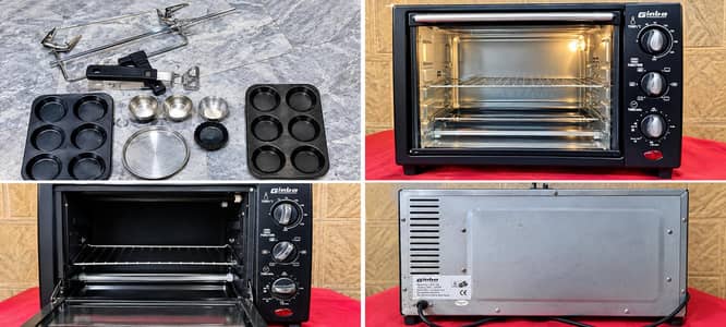 Giabo Electric Oven 16L – Rotisserie & Convection Function