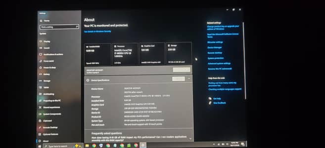 Microsoft Surface laptop 2 i7 8th Gen Turbo