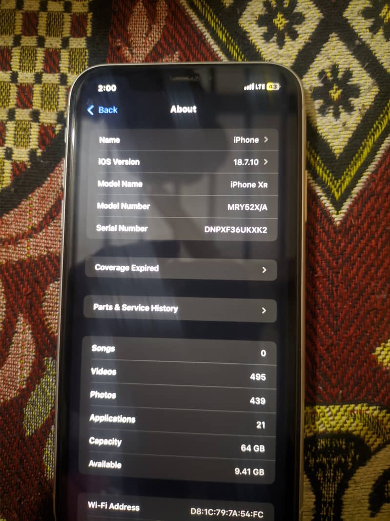 Apple iPhone XR 7