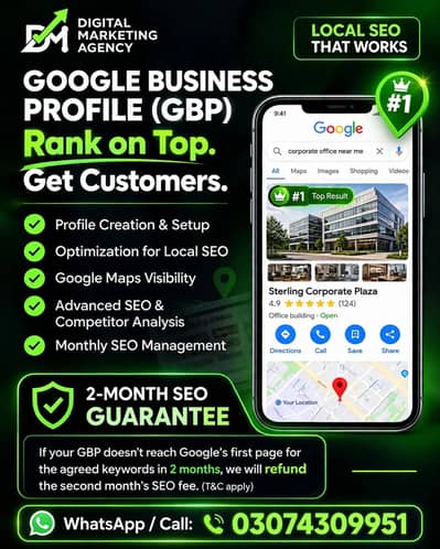 Google Business Profile (GBP) SEO - Rank #1 on Google Maps - Corporat