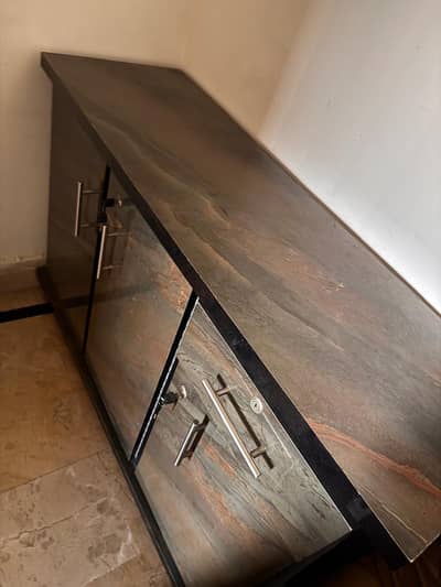 Spacious Formica Cabinet with Table
