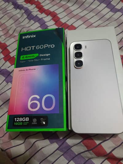Infinix Hot 60 Pro with complete box