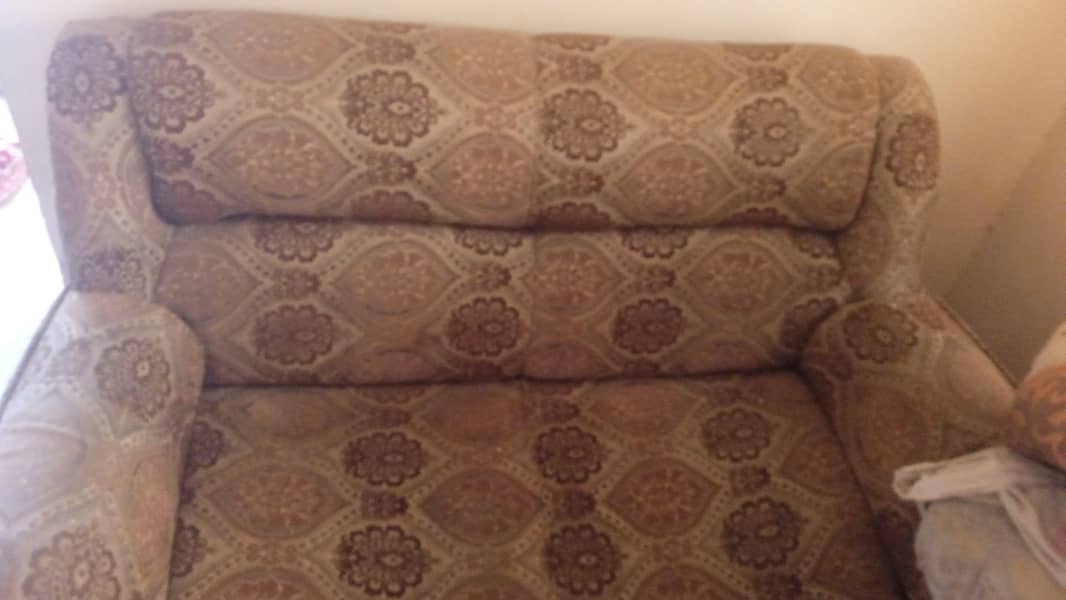 2 seater sofa and table 1
