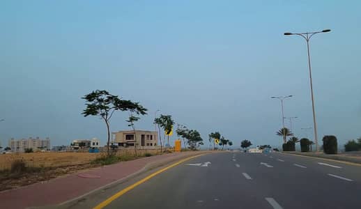 500sq yd Plot FOR SALE, at Main Jinnah Avenue, Facing ALI VILLA and Theme Park at Bahria Town Karachi Prime Location