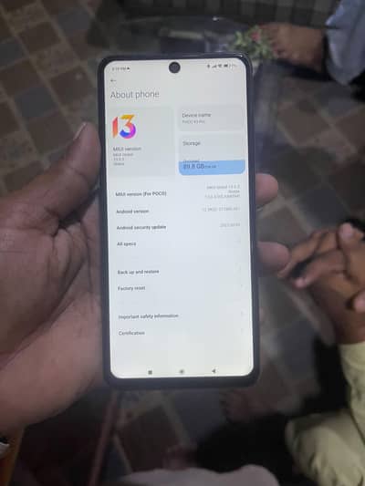 Xiaomi Poco X3 Pro. ( Exchange Possible ) - ( 0302- 2806979 )