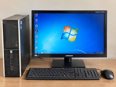 HP Desktop Computer+ Samsung LCD  HDD 4Gb Ram complete Set