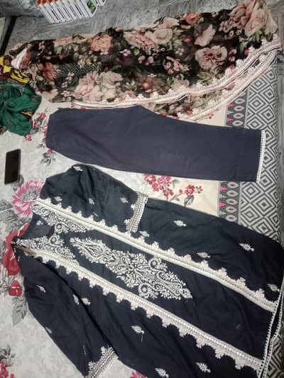branded dress 3pc