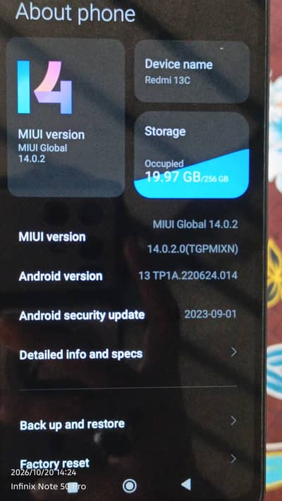 Xiaomi Redmi 13c 8/256gb Emergency Sale