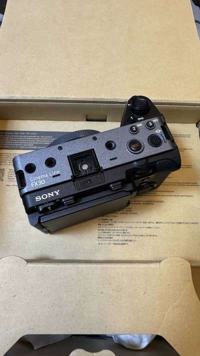 Sony Fx30 with XLR Handle