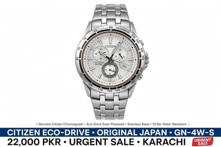 *Title:* Citizen Eco-Drive GN-4W-S Original Japan - Urgent Sale 22k