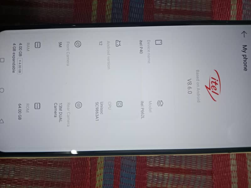 Itel P40 1