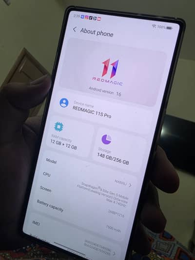 Zte nubia RedMagic 11s Pro