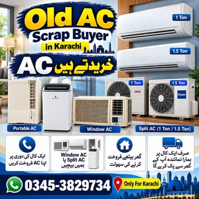 We purchase old ac split window ac portable ac purchaser Old scrap