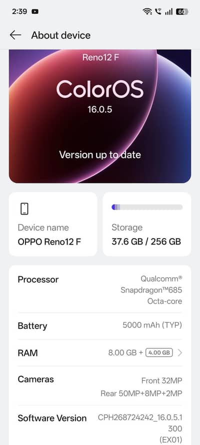 OPPO Reno12 F