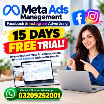 Facebook & Instagram Ads Management | 15 Days FREE Trial