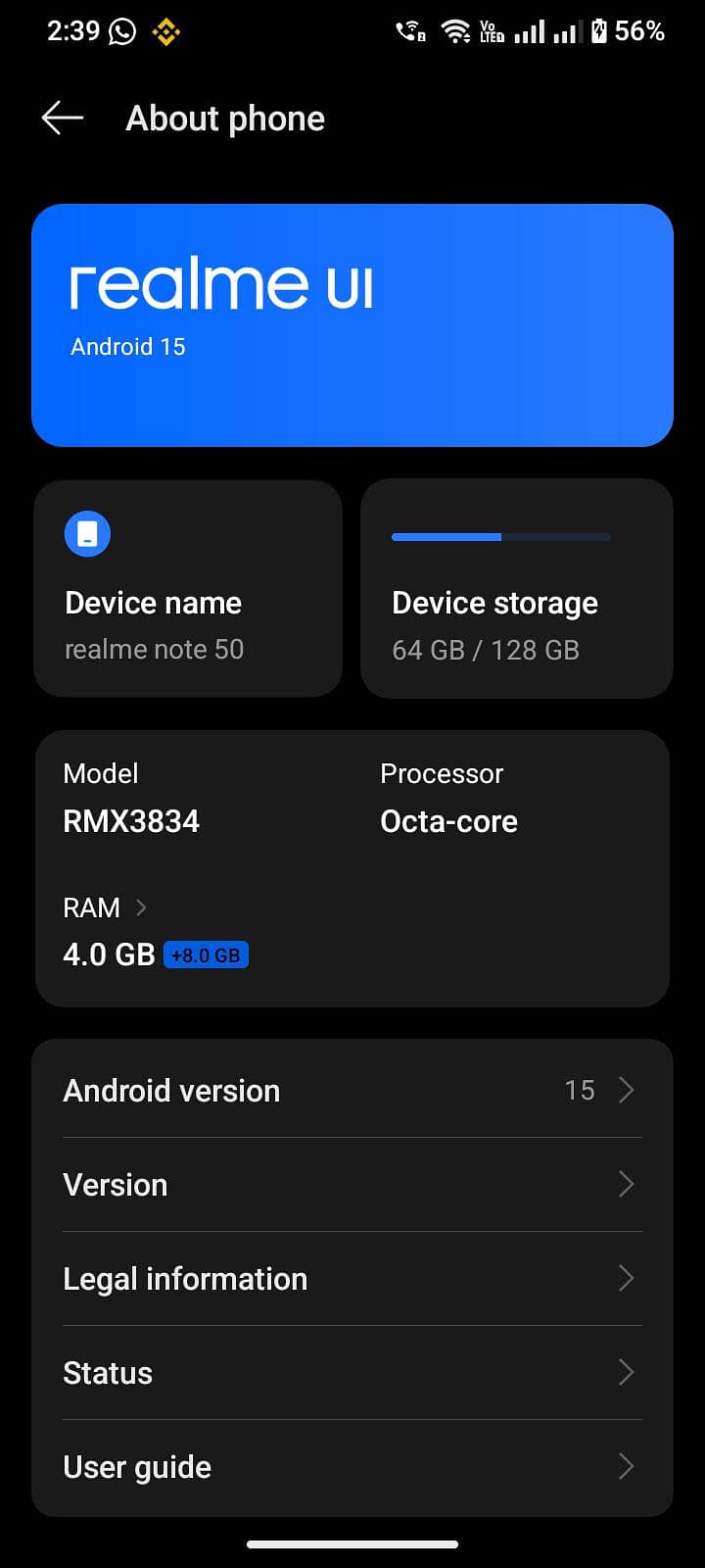 Realme Note 50 5