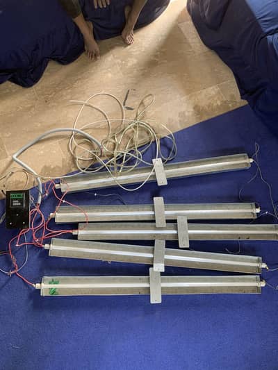 Snooker table heat rods