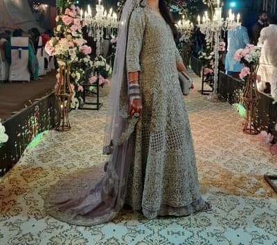 HEAVY EMBROIDERY BRIDAL MAXI