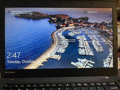 Think pad 8 gb ram window 10 pro core i5