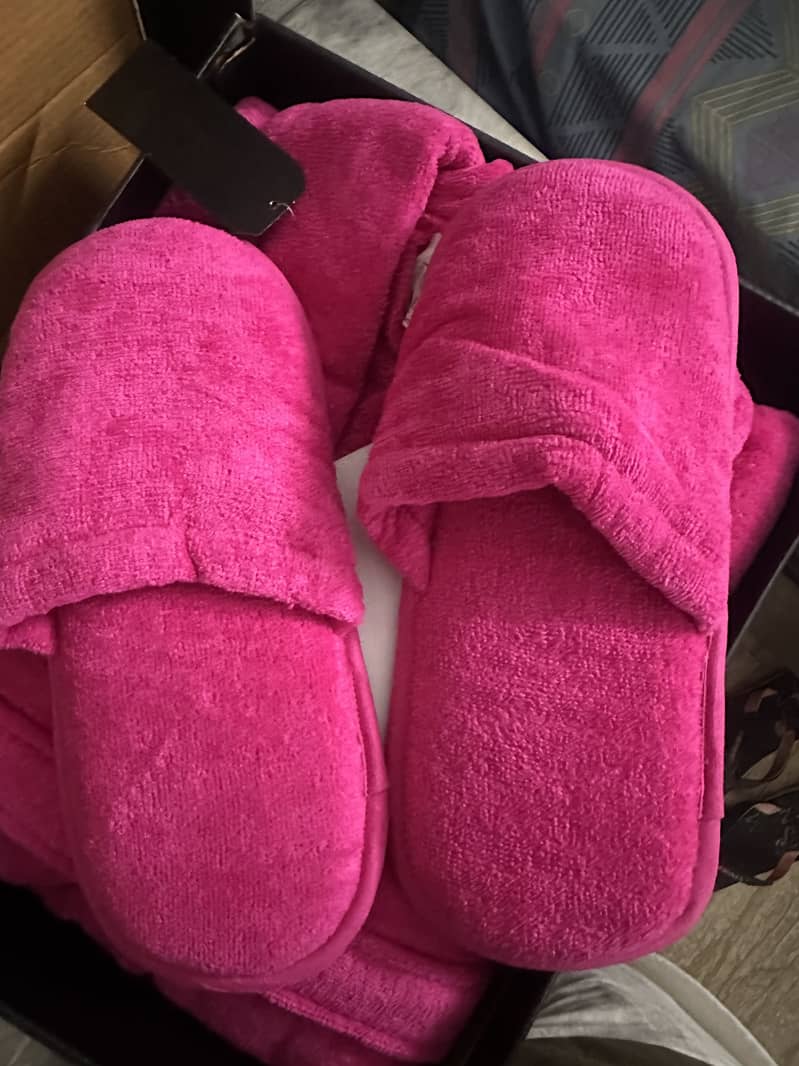 Bath Robe + Bath Slippers 1