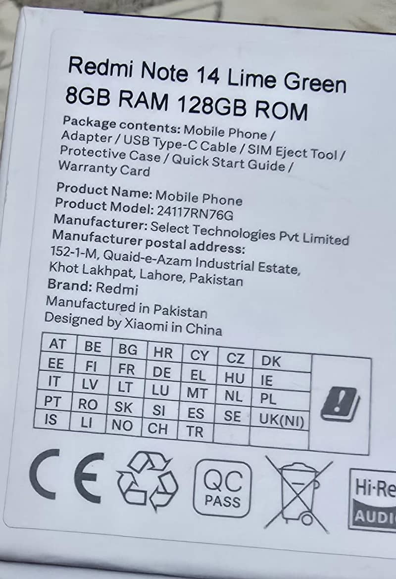 Xiaomi Redmi Note 14 3