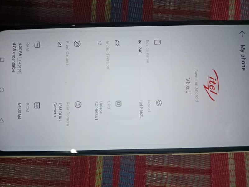 Itel P40 6
