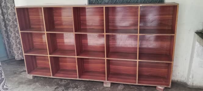 Wooden Storage Rack with 15 Compartments for Sale