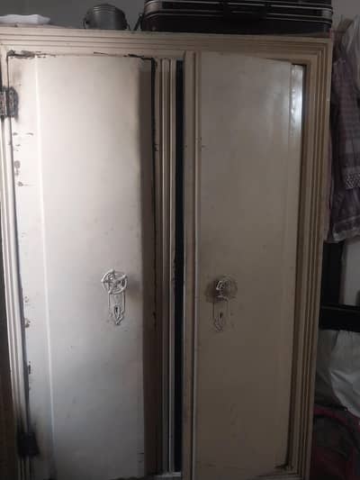 Steel Almirah 2 Door With Safe Locker Good Condition Swabi
