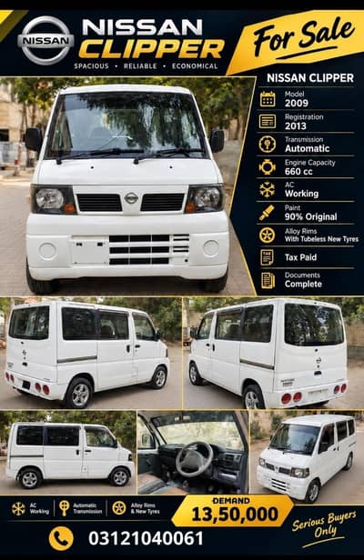 Nissan Clipper for sale - urgent cash required - don't waste time