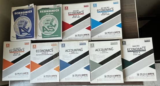 A level Accounting Economics pastpaper books