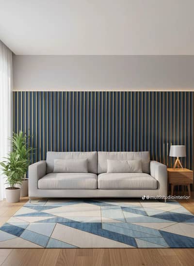 Ceiling pVC panel and wallpaper