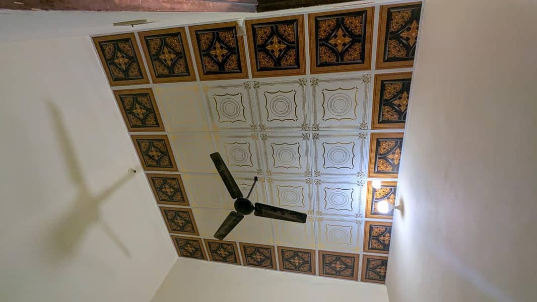 Ceiling pVC panel and wallpaper 12