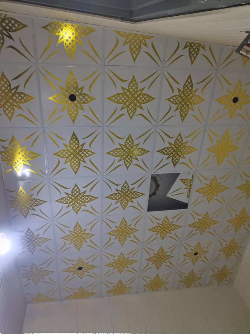 Ceiling pVC panel and wallpaper 16