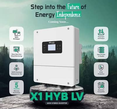 Only 1.5y used SolaX (X1-HYB-LV) 6kW Hybrid Inverter for Sale.