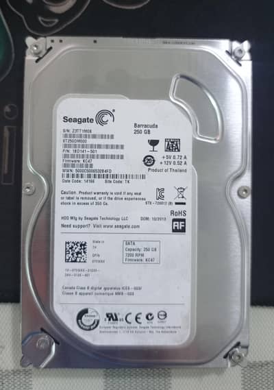 Seagate 250 GB Hard disk for PC