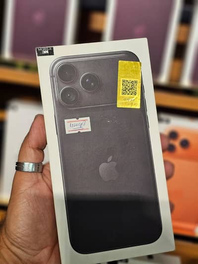 Box Pack Apple Iphone 18 Pro Max 1TB 1024GB Black PTA Approve Ready
