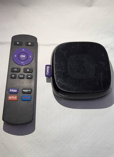 Roku 3 Android TV Box In Perfect Condition, Latest Software Updated