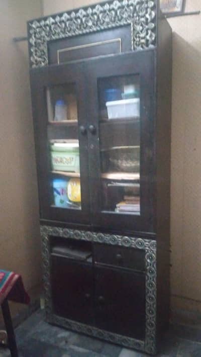 used dressing table and showcase
