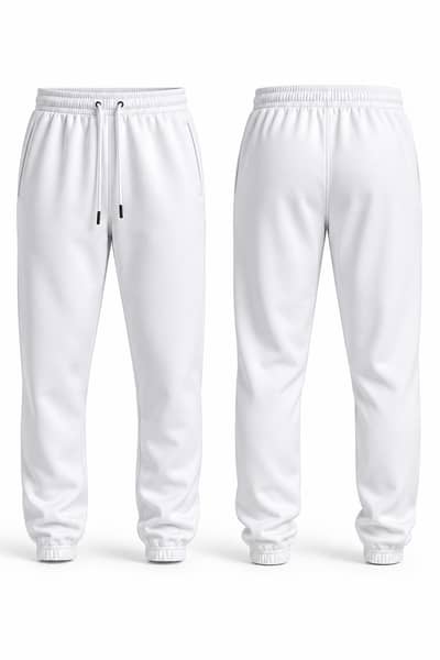 White Fleece Trouser ( Bulk Quantity Available )
