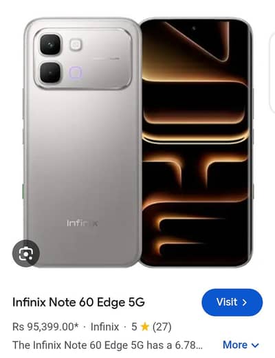 Infinix Note 60 Edge Box Pack Urgent sale