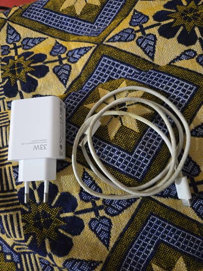 xaiomi original charger 33 watt adaptor and cable